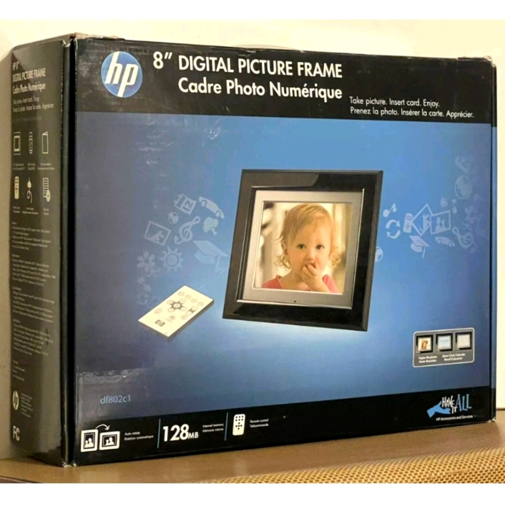HP 8"  Digital Picture Frame